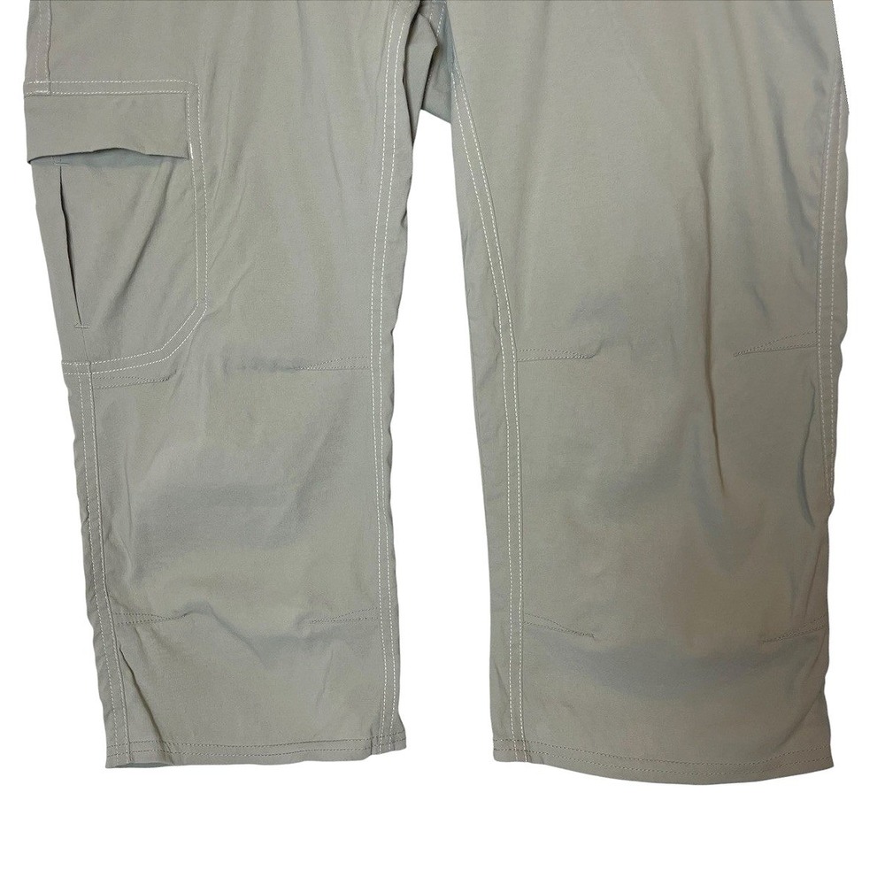 Kuhl Womens 10 Tan Khaki Hiking Cargo Cropped Pants Khaki - Picture 3 of 8